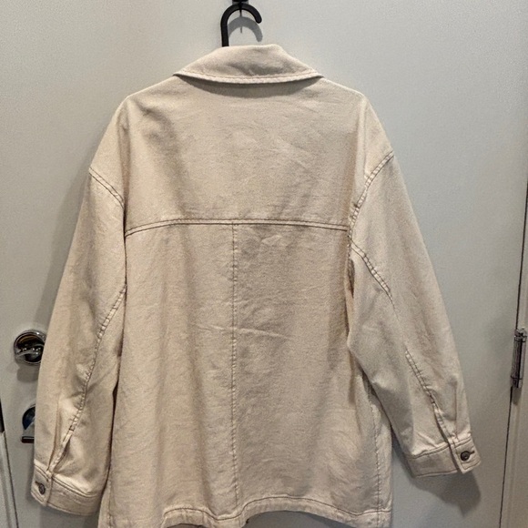 H&M Beige Button-Up jacket - Picture 2 of 4